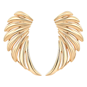 Серьги из красного золота