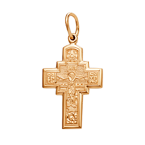 Крест из красного золота