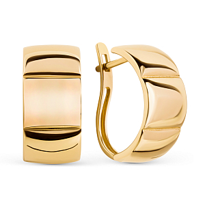 Серьги из красного золота