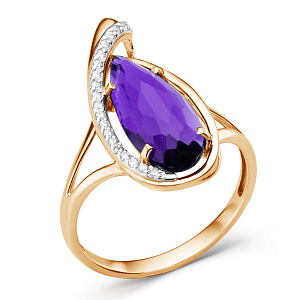 Кольцо из красного золота