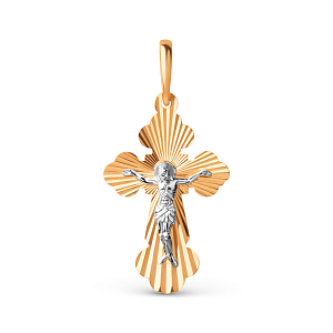 Крест из красного золота