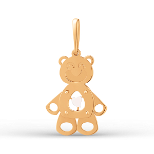 Подвеска из красного золота