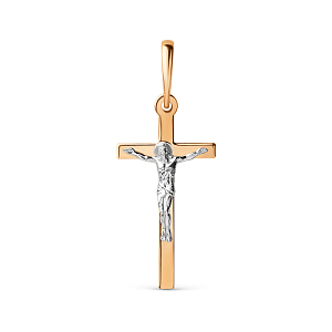 Крест из красного золота