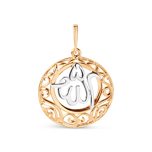 Подвеска из красного золота