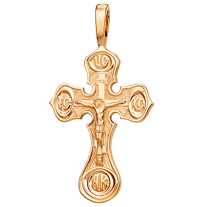 Крест из красного золота