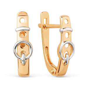 Серьги из красного золота