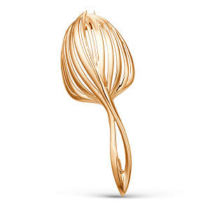 Брошь из красного золота