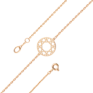 Браслет из красного золота