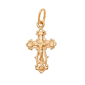 Крест из красного золота