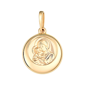 Подвеска из красного золота