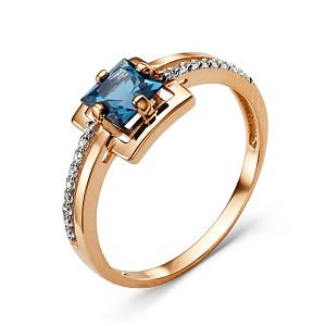 Кольцо из красного золота