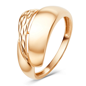 Кольцо из красного золота