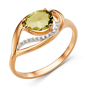 Кольцо из красного золота