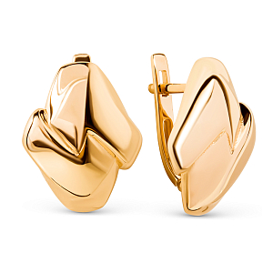 Серьги из красного золота