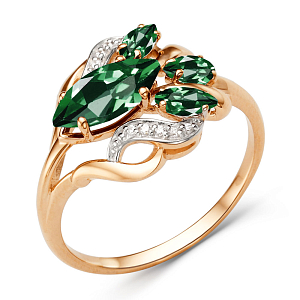 Кольцо из красного золота