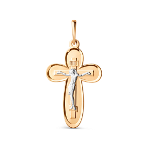 Крест из красного золота