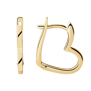 Серьги из желтого золота