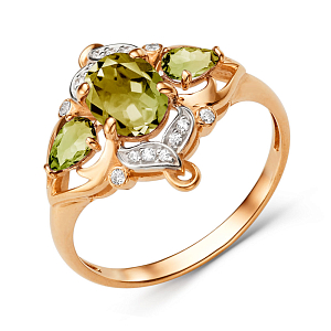 Кольцо из красного золота