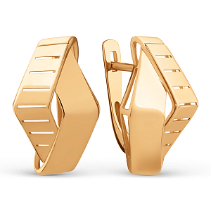 Серьги из красного золота