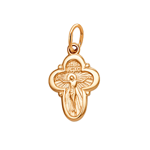 Крест из красного золота