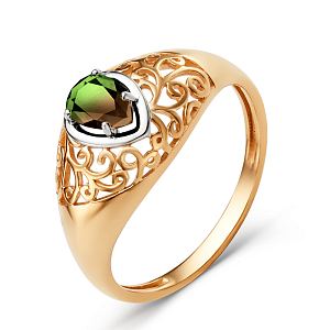 Кольцо из красного золота