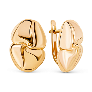 Серьги из красного золота