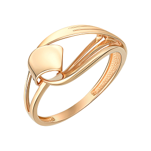 Кольцо из красного золота