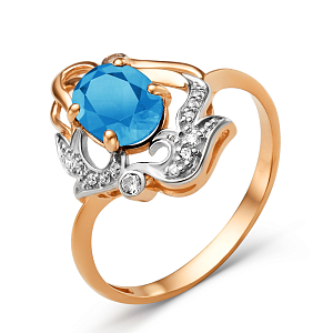 Кольцо из красного золота