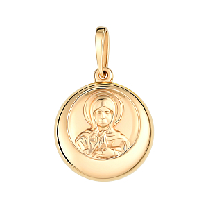 Подвеска из красного золота