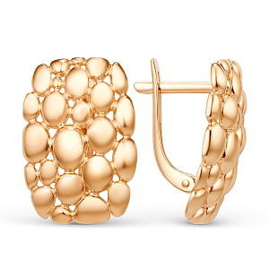 Серьги из красного золота