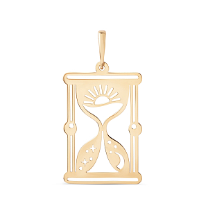 Подвеска из красного золота