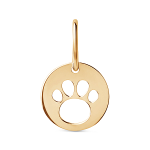 Подвеска из красного золота