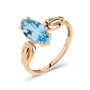 Кольцо из красного золота