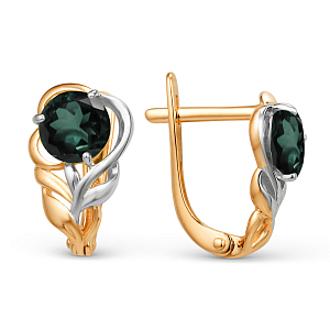 Серьги из красного золота