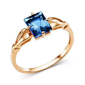 Кольцо из красного золота