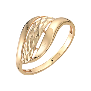 Кольцо из красного золота