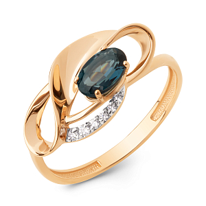 Кольцо из красного золота