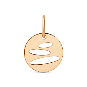 Подвеска из красного золота