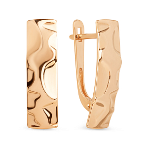 Серьги из красного золота