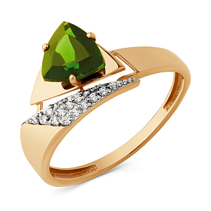 Кольцо из красного золота