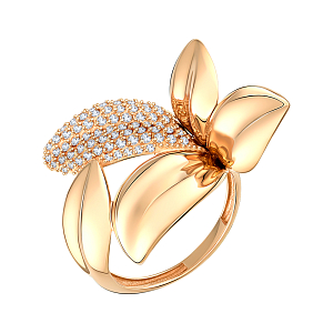 Кольцо из красного золота