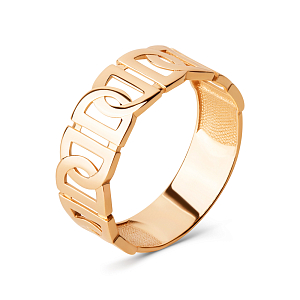 Кольцо из красного золота