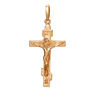 Крест из красного золота
