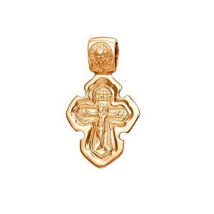 Крест из красного золота
