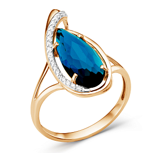 Кольцо из красного золота