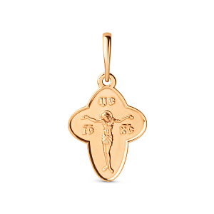 Крест из красного золота