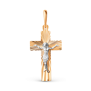 Крест из красного золота