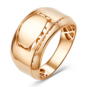 Кольцо из красного золота