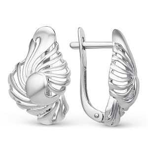 Серьги из красного золота