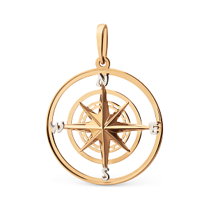 Подвеска из красного золота